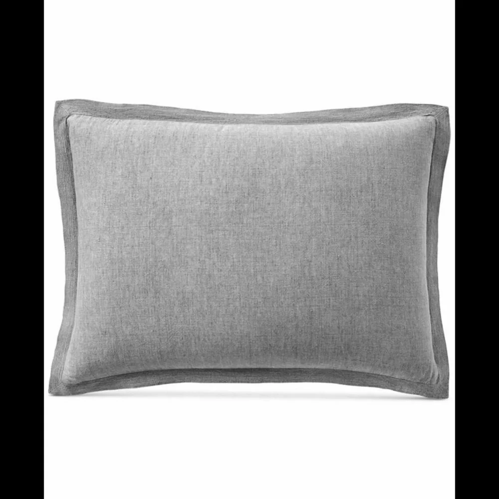 NIB Hotel‎ Collection Linen (1) King Sham Pillow Case in Grey